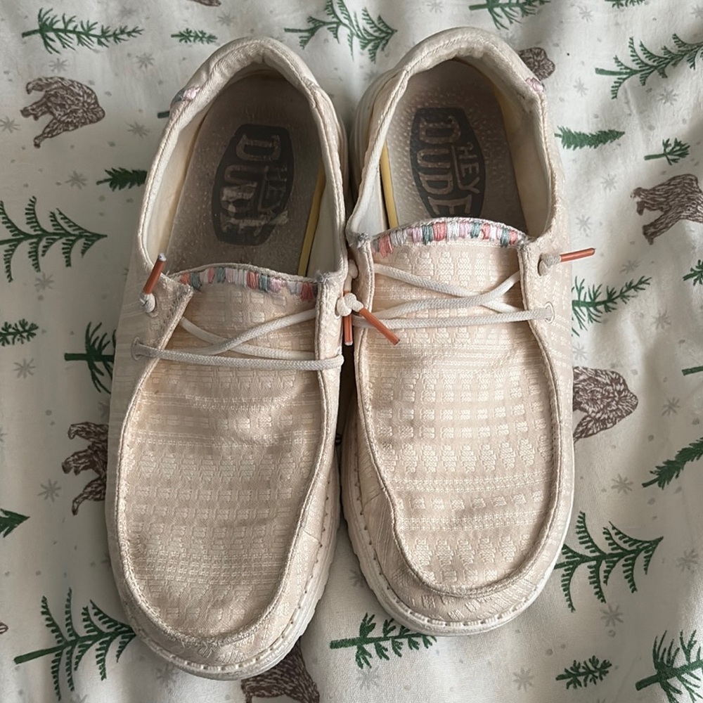 Hey Dude Light Tan Casual Shoes